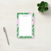 Post-it® Palmier rose + Préppy vert (Bureau)