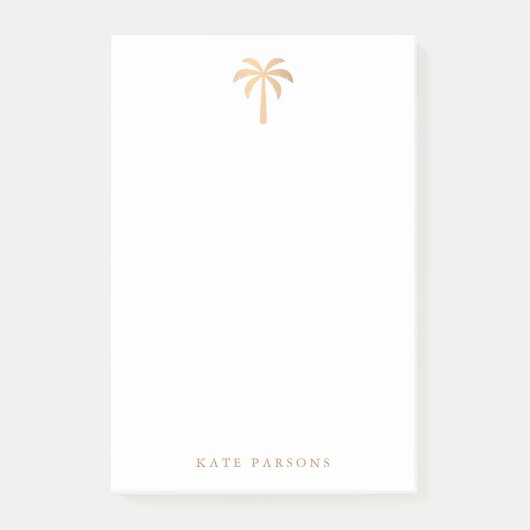 Post-it® Palmier Tropical Gold (Devant)