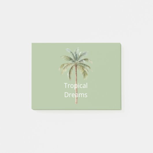 Post-it® Palmier Tropical Vert (Devant)