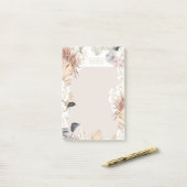 Post-it® Pampas Grass Floral Tropical Jungle Business (Sur un bureau)