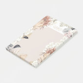 Post-it® Pampas Grass Floral Tropical Jungle Business (Incliné)