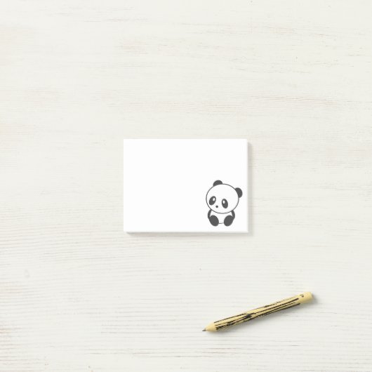 Post-it® Panda (Sur un bureau)