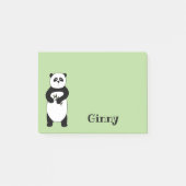 Post-it® Panda Bear Sticky Note Pad (Devant)