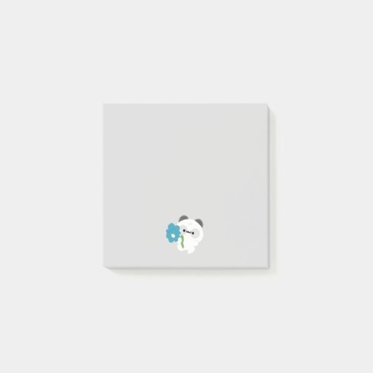 Post-it® Panda Romantique Mignon (Devant)