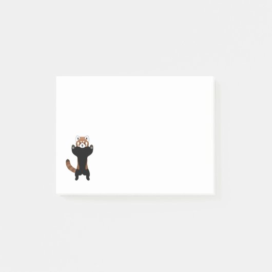 Post-it® Panda rouge (Devant)
