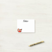 Post-it® Panda rouge (Sur un bureau)