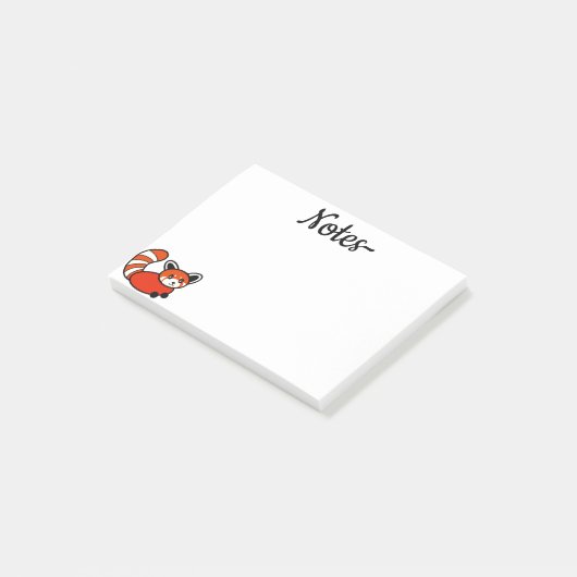 Post-it® Panda rouge (Incliné)