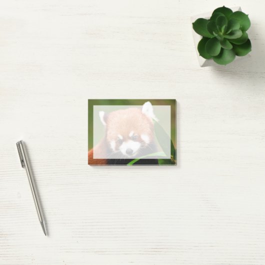 Post-it® Panda rouge mignonne (Bureau)