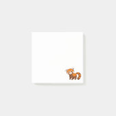 Post-it® Panda roux mignon (Devant)