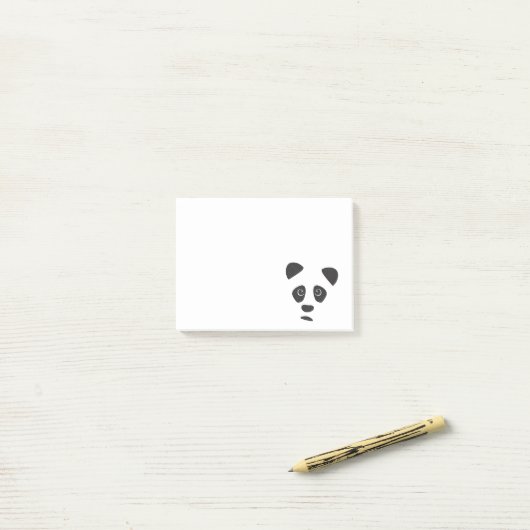 Post-it® Panda triste (Sur un bureau)