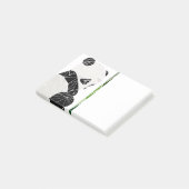 Post-it® Panda triste géométrique (Incliné)