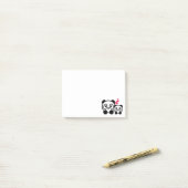 Post-it® Pandas mignons (Sur un bureau)