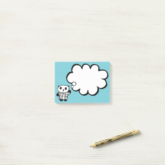 Post-it® Pandy le Panda (Sur un bureau)