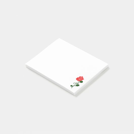 Post-it® Panier à notes rouge Rose (Incliné)