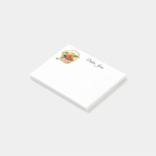 Post-it® Panier post-it-notes-fruits (Incliné)