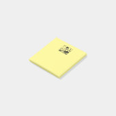 Post-it® Paniers à notes jaunes Chick Biker (Incliné)