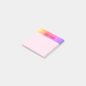 Post-it® Paniers de note rose inversée Hot Rose (Incliné)