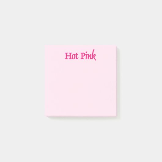 Post-it® Paniers de notes roses chauds (Devant)