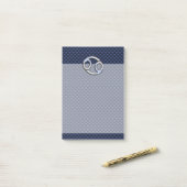Post-it® Panneau cancéreux Zodiac Navy Blue Carbon Fiber Pr (Sur un bureau)