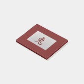 Post-it® Panneau chinois zodiaque rouge lapin (Incliné)