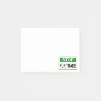 Post-it® Panneau commercial Stop Fur vert