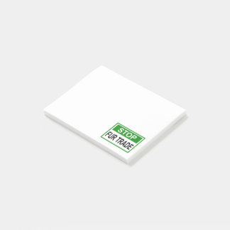 Post-it® Panneau commercial Stop Fur vert