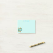 Post-it® Panneau de signalisation de vie de plage note post (Sur un bureau)