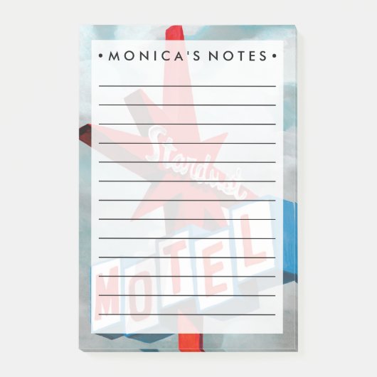 Post-it® Panneau du Motel Stardust (Devant)