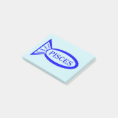 Post-it® Panneau Étoile Poisson Poisson Poster note Pad (Incliné)
