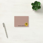 Post-it® panneau routier kangourou - pavé Post-It-Notes (Bureau)