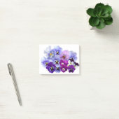 Post-it® Pansy Isolé Violet Nature Fleur Violet Famille. (Bureau)
