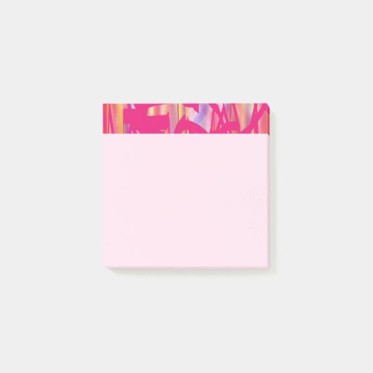 Post-it® Pantalons de notes roses Hot Pink (Devant)
