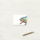 Post-it® Panthère colorée Chameleon (Sur un bureau)