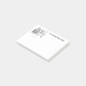 Post-it® Papa de l'Humour du père drôle (Incliné)