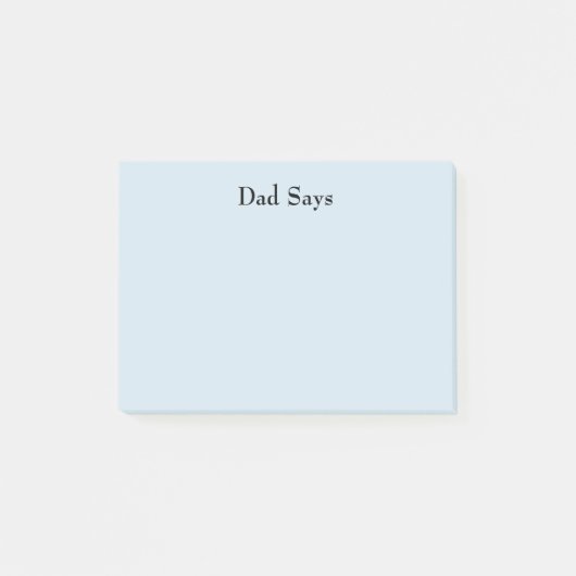 Post-it® Papa Dit : (Devant)