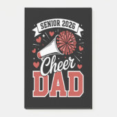 Post-it® Papa senior de cheerleader fier 2026 (Devant)