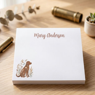 Post-it® Papeterie Chien Floral Cadeau Botanique Céleste po