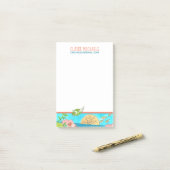 Post-it® Papeterie de tortue de mer (Sur un bureau)