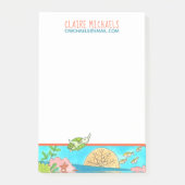 Post-it® Papeterie de tortue de mer (Devant)
