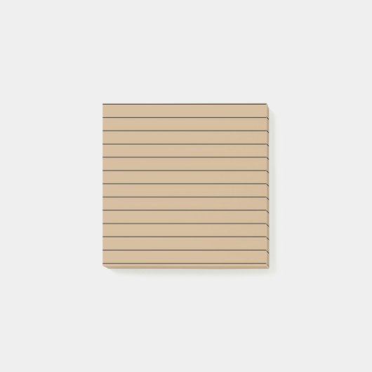Post-it® Papeterie élégante marron (Devant)
