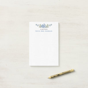 Post-it® Papeterie personnalisée sur mesure à motif floral