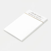 Post-it® Papeterie personnelle simple élégante script (Incliné)