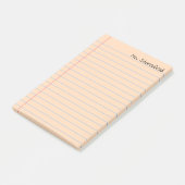 Post-it® Papier à Carnet orange (Incliné)