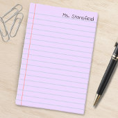 Post-it® Papier à Carnet pourpre