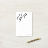 Post-it® Papier à lettres Little Note personnalisé (Sur un bureau)