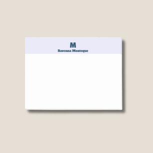 Post-it® Papier à lettres personnalisé avec monogramme de l