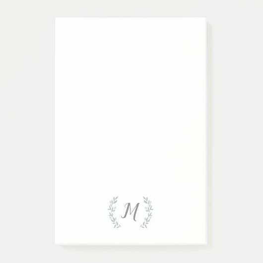 Post-it® Papier à lettres personnalisé Laurel Wreath (Devant)