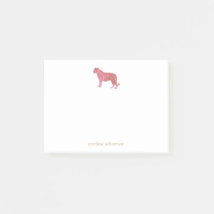 Post-it® Papier à lettres personnalisé Simple Pink Tiger