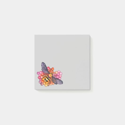 Post-it® Papier adhésif Abeille en Nid d'Abeille (Devant)