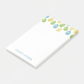 Post-it® Papier adhésif oeufs de Pâques aquarelle (Incliné)